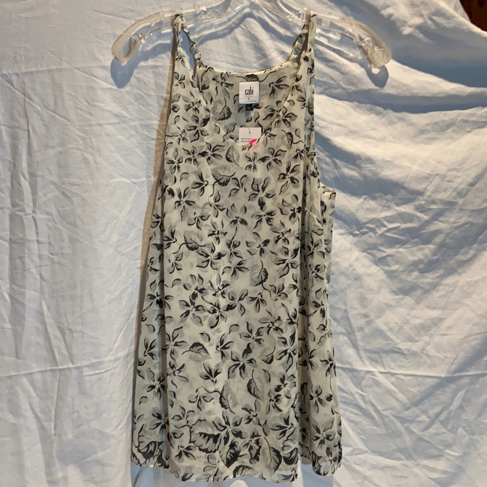 NWT Cabi Terrace Cami Moody Floral Tank Top